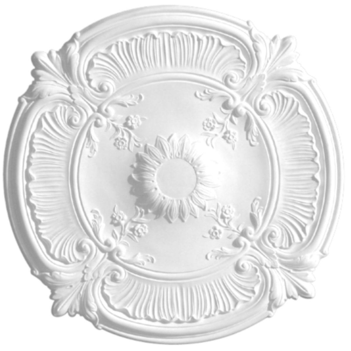 Ceiling Centre in Plaster R10 (760 mm)