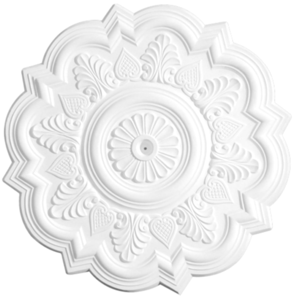 Ceiling Centre in Plaster R23 (520 mm)