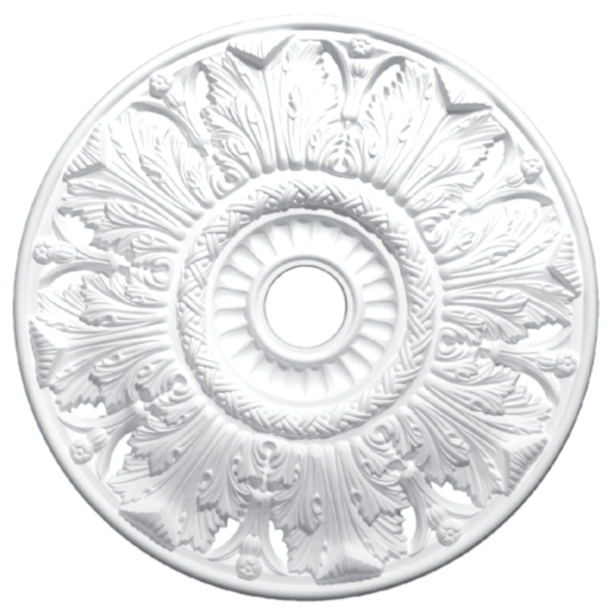 Ceiling Centre in Plaster R48 (520 mm)