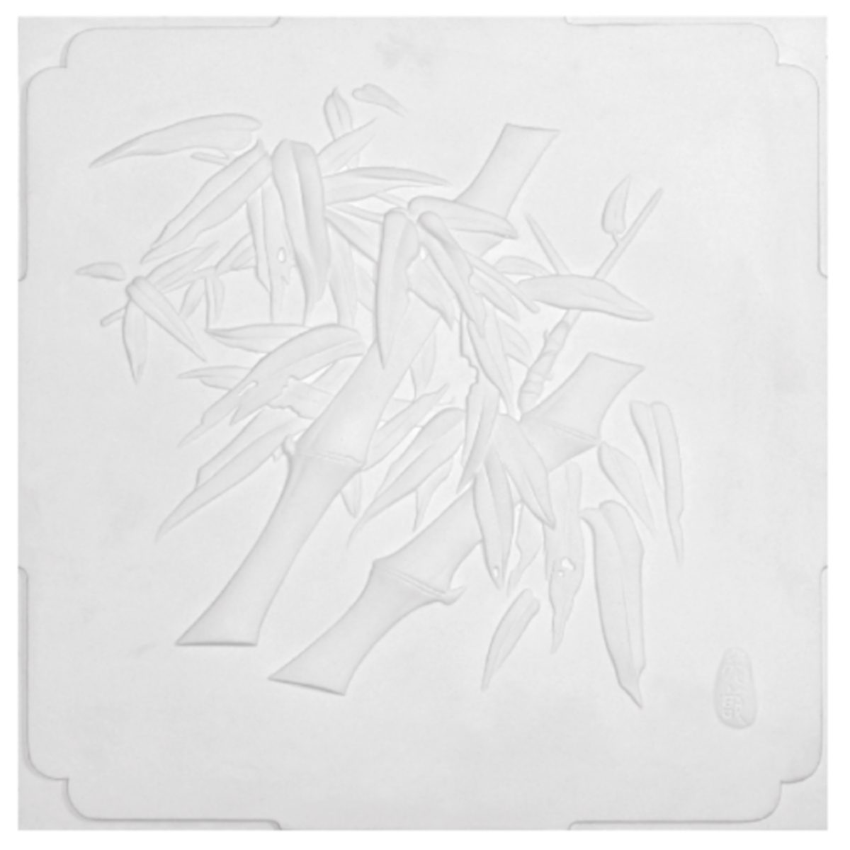 Painel Decorativo em Gesso SQ008 (400 x 400 x 15 mm)