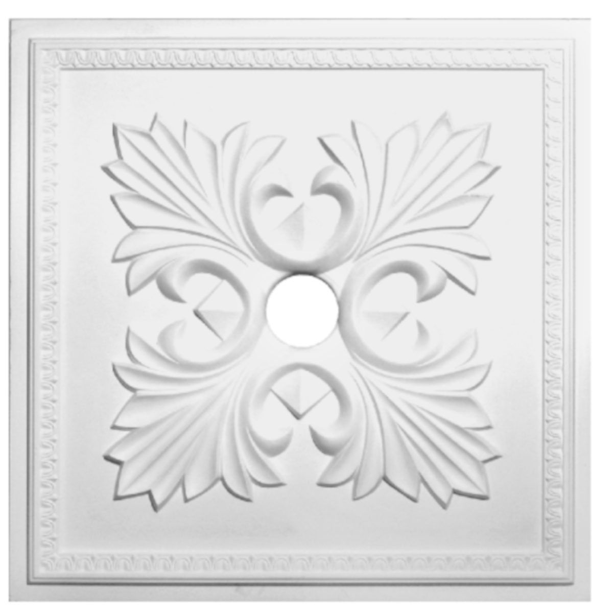 Painel Decorativo em Gesso SQ2031 (800 x 800 x 10 mm)
