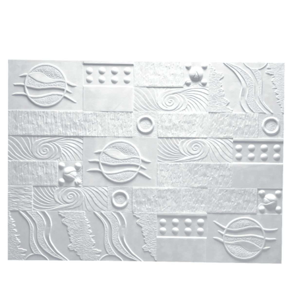 Wall Panel in Plaster SQ2035 (1140 x 830 x 15 mm)