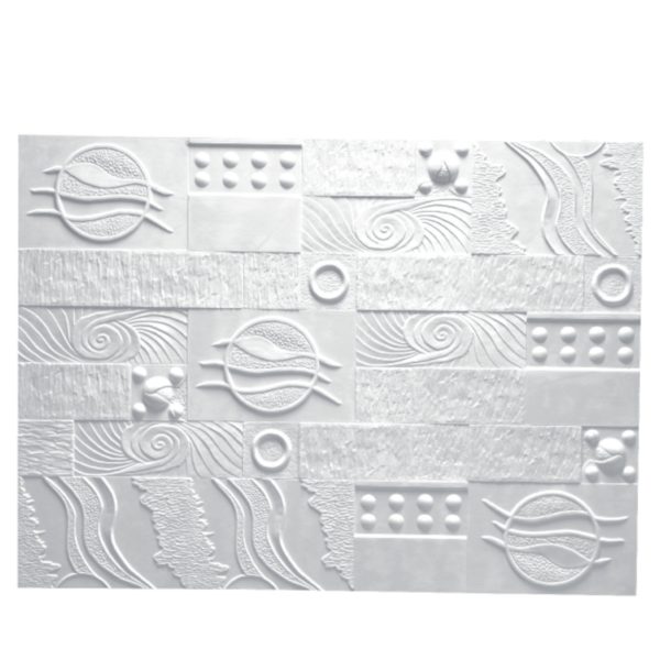 Wall Panel in Plaster SQ2035 (1140 x 830 x 15 mm)