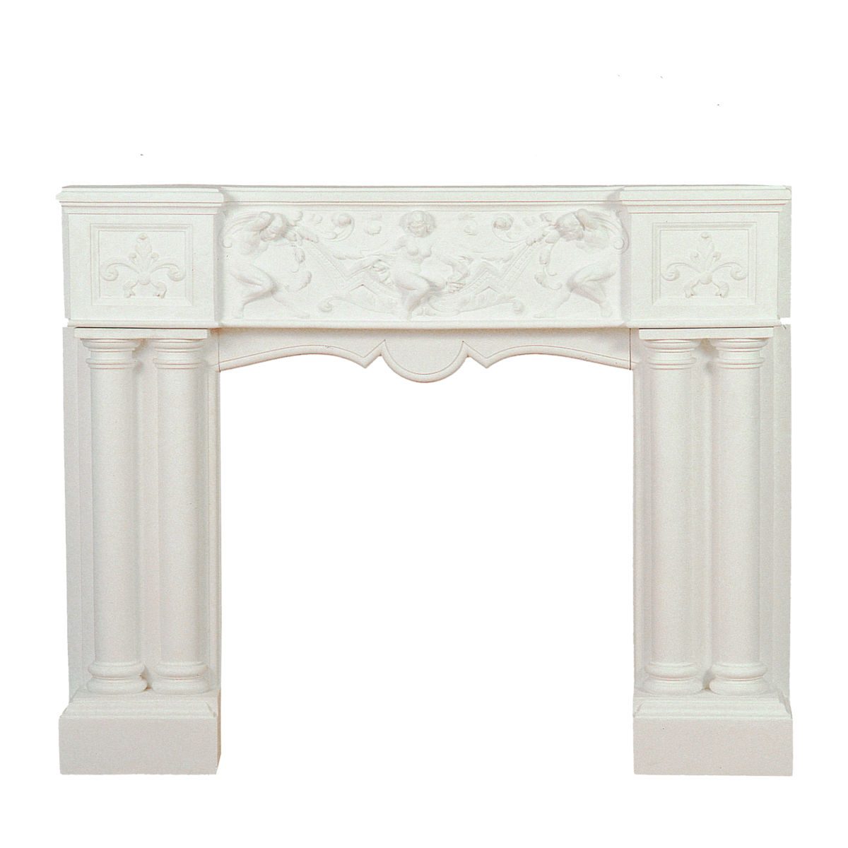 Fireplace in Plaster WS0003 (1450 x 1200 x 200 mm)