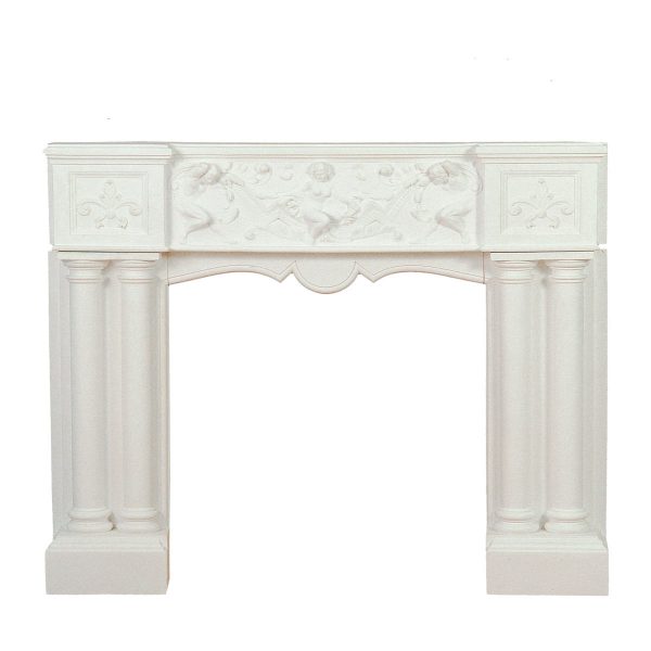 Lareira em Gesso WS0003 (1450 x 1200 x 200 mm)