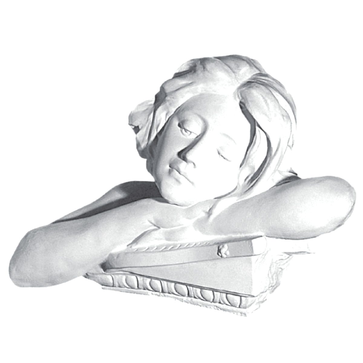 Bust in Plaster Y1 (500 x 350 mm)