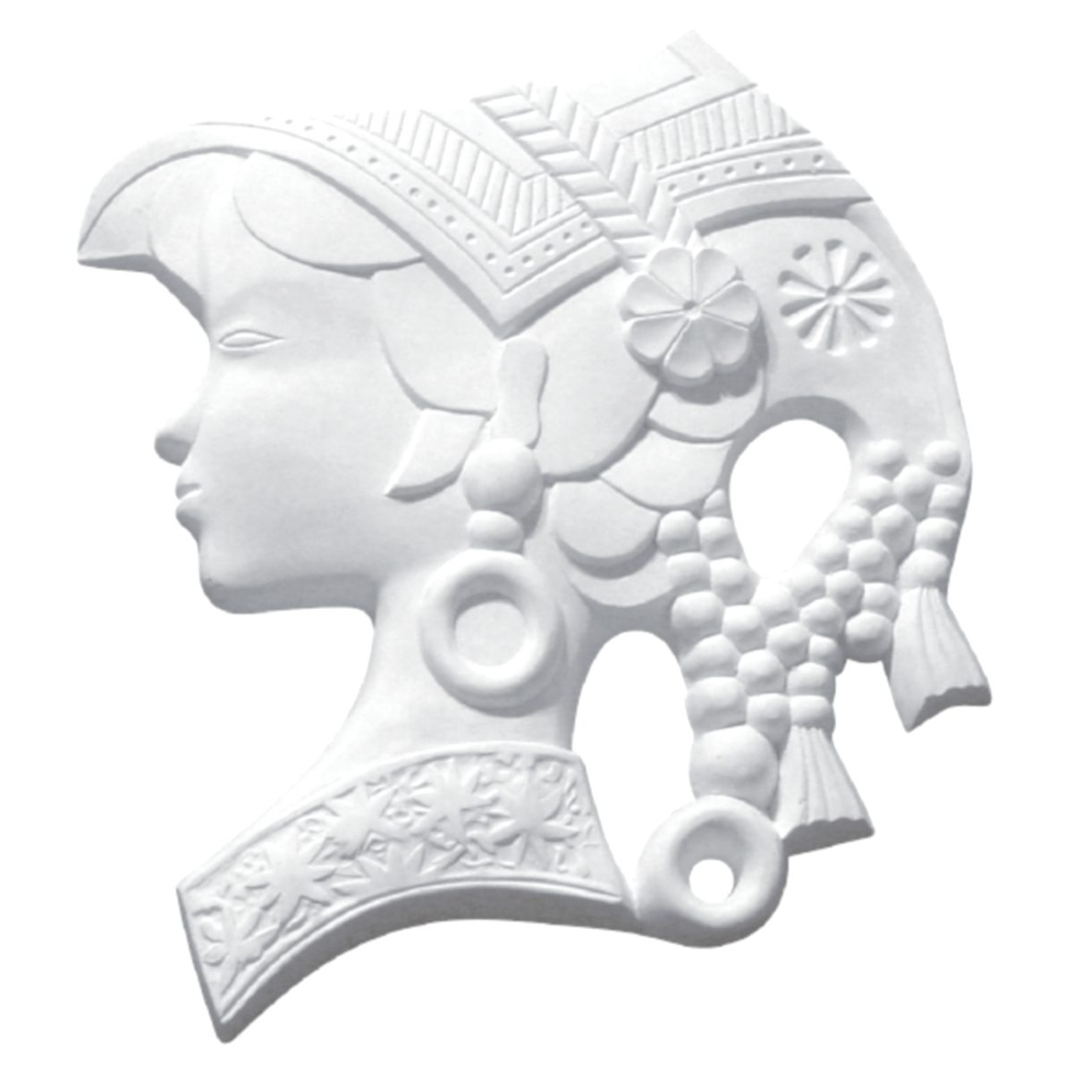 Statuette in Plaster ZY13 (250 x 240 mm)