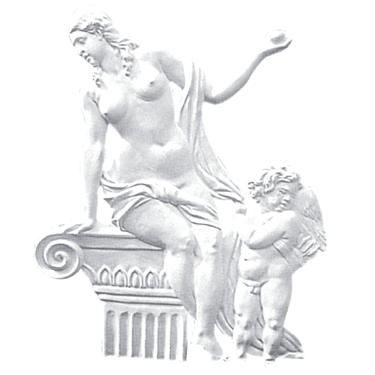 Statuette in Plaster ZY1 (1180 x 950 x 50 mm)