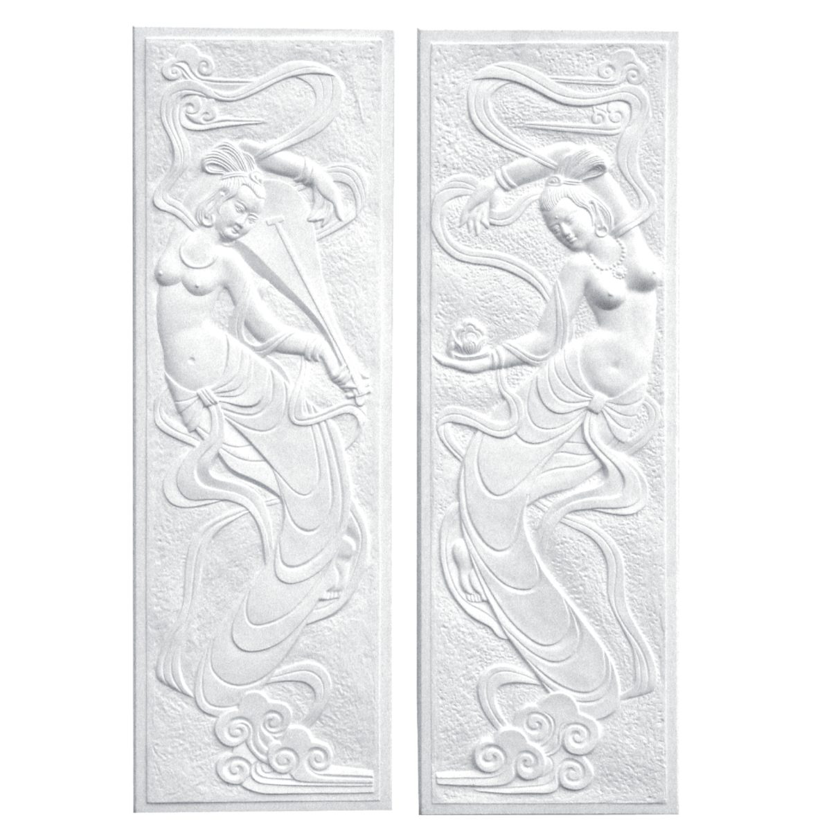 Painel Decorativo em Gesso ZY6L.R (950 x 320 mm)