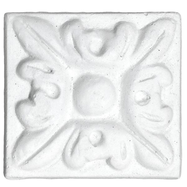 Decorative Ornament in Plaster DH_P15 (75 X 70 mm)