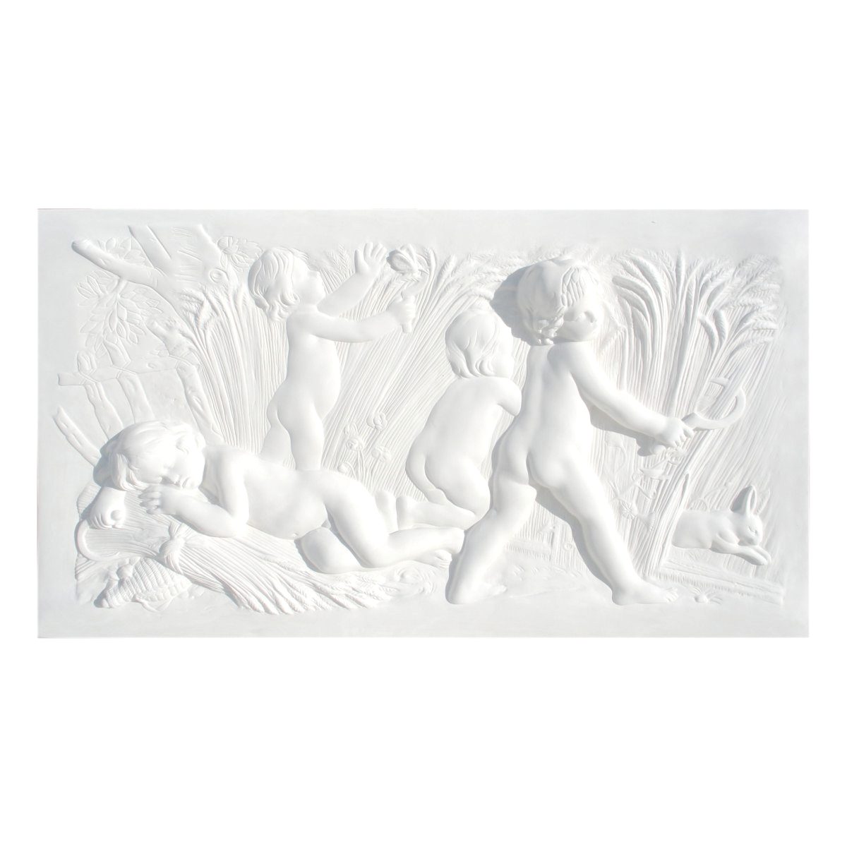 Wall Panel in Plaster ZYB03 (880 x 535 x 70 mm)