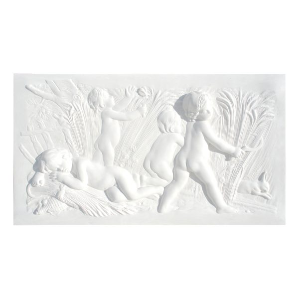 Wall Panel in Plaster ZYB03 (880 x 535 x 70 mm)