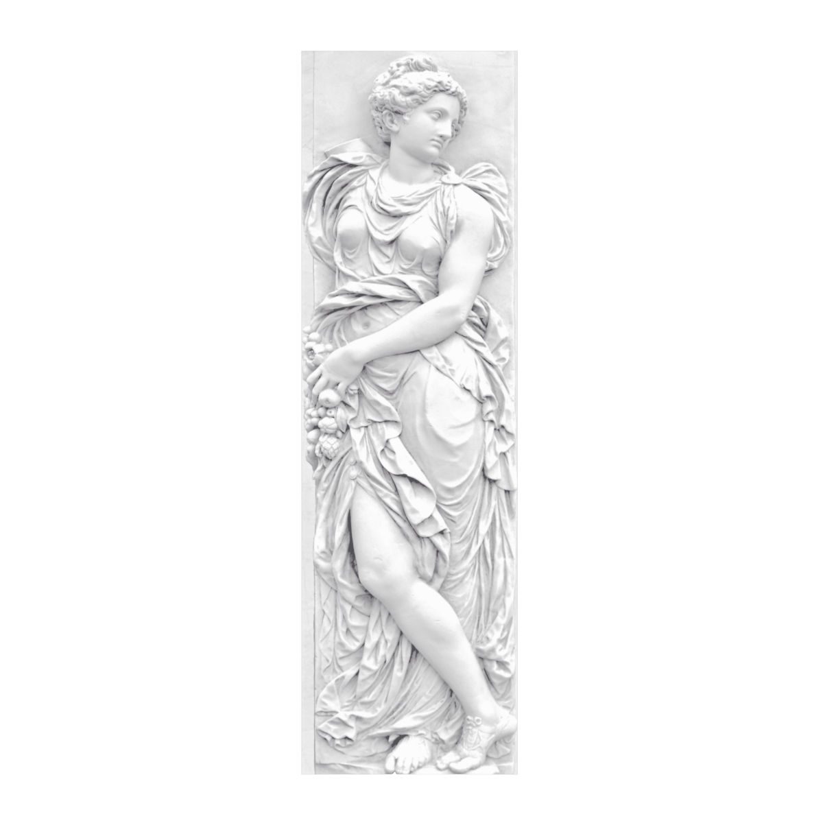 Wall Panel in Plaster ZYB08 (1360 x 340 x 130 mm)