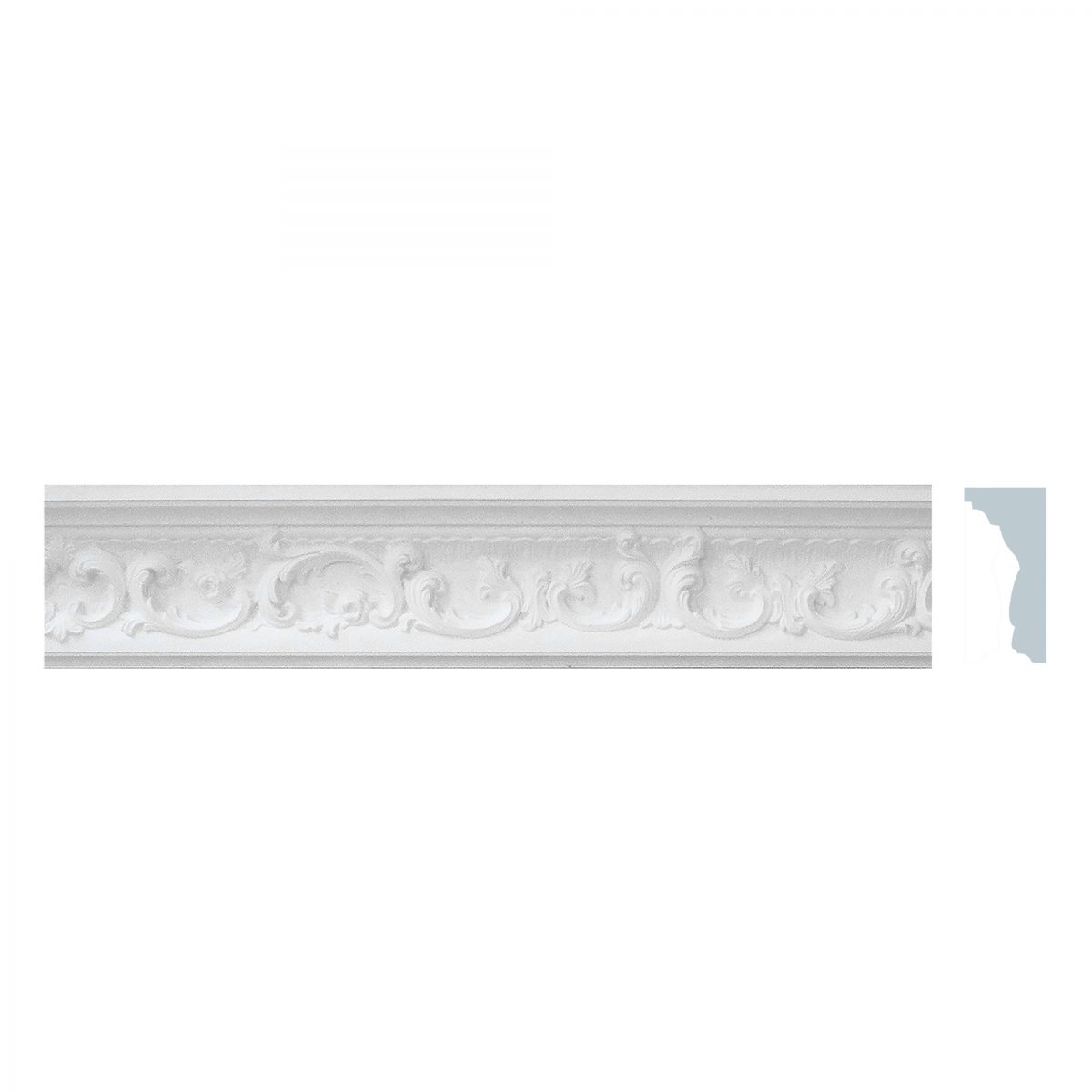 Profile in Plaster LB010 (1580 x 115 x 50 mm)