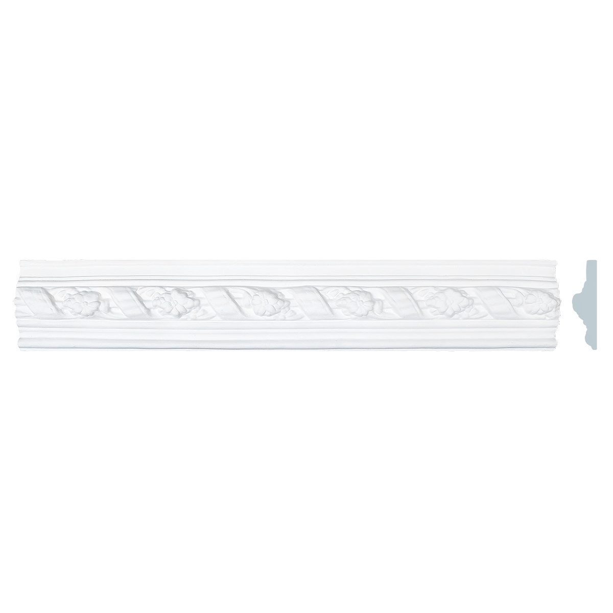 Profile in Plaster LP005 (655 x 110 x 30 mm)