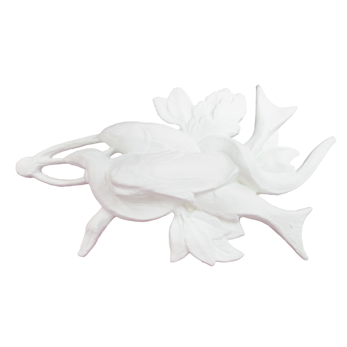 A Couple "Pisces", Histórical ornament plaster of Sec. XX 420x240x45