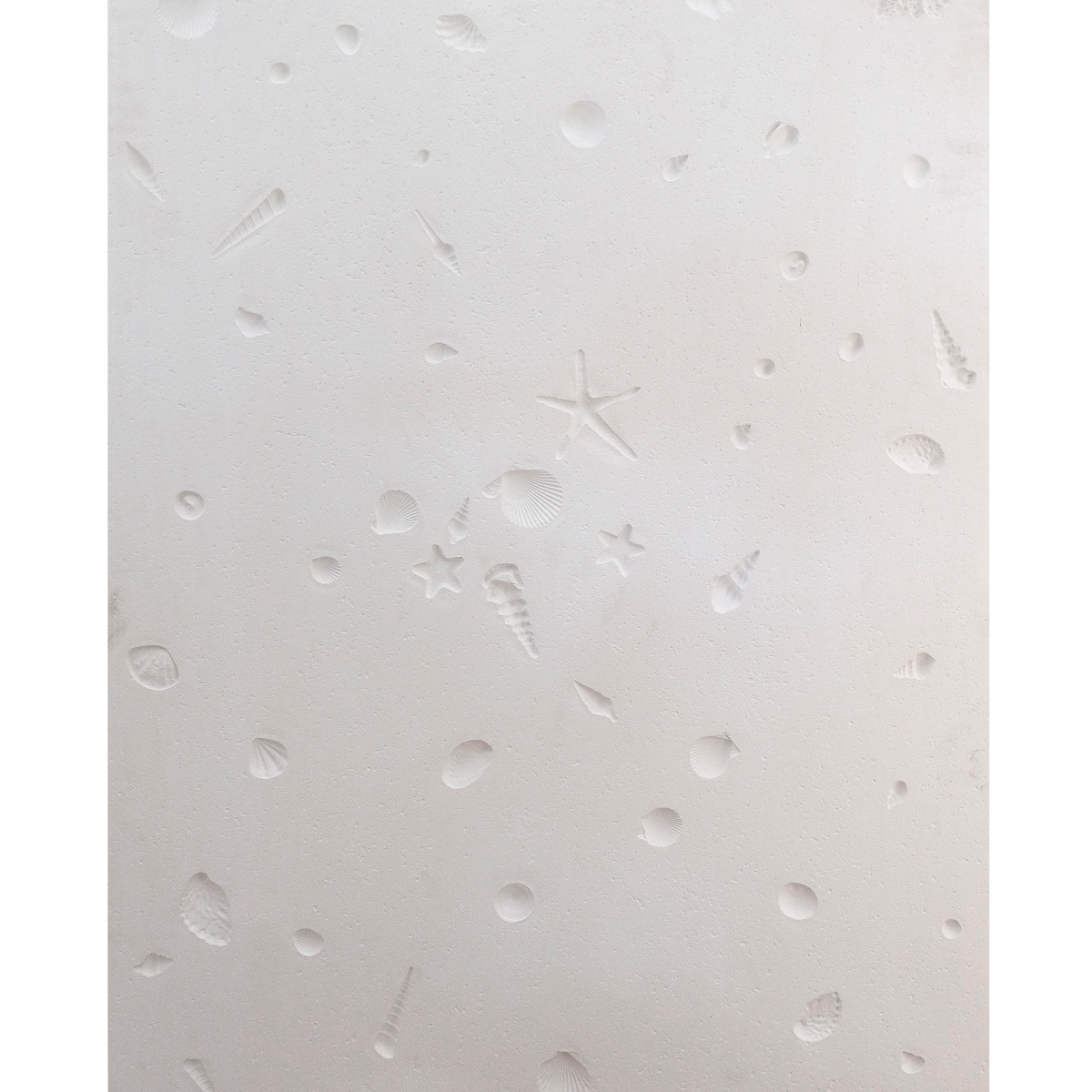 The Beach, 3d plaster panel with sand and shells 1250x900x15