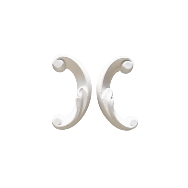 Aplique em gesso coleção Art déco DH114L.R com 80x75mm